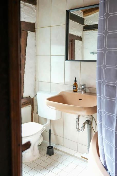 Charmante Fachwerk Wohnung Mit Terrasse In Der Altstadt Koblenz  Buitenkant foto